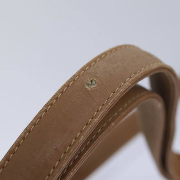 CELINE Macadam Canvas Shoulder Bag Beige Auth 82011 - Picture 9 of 16